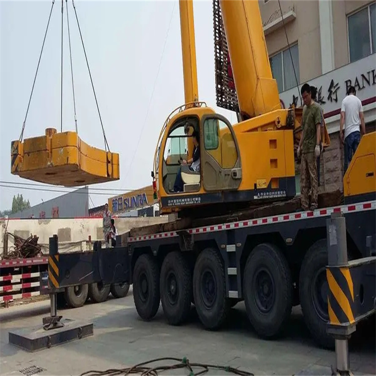 赣州当地吊车出租|机器吊装|75吨|工厂搬迁服务